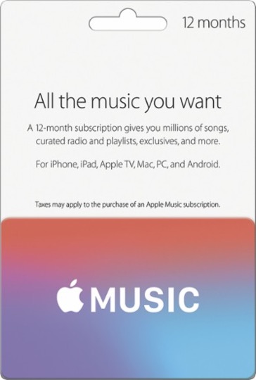Acheter une carte-cadeau : Apple Music Card XBOX