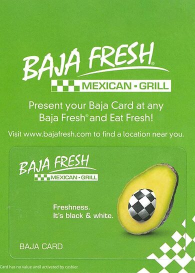 Acheter une carte-cadeau : Baja Fresh Gift Card XBOX