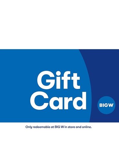 Acheter une carte-cadeau : Big W GIFT CARD PC