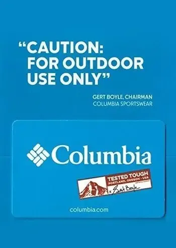 Acheter une carte-cadeau : Columbia Sportswear Gift Card XBOX