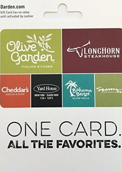 Acheter une carte-cadeau : Darden Restaurants Gift Card