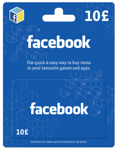 Acheter une carte-cadeau : Facebook Gift Card