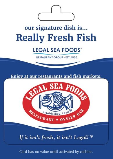 Acheter une carte-cadeau : Legal Sea Foods Gift Card
