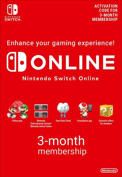 Acheter une carte-cadeau : Nintendo Switch Online