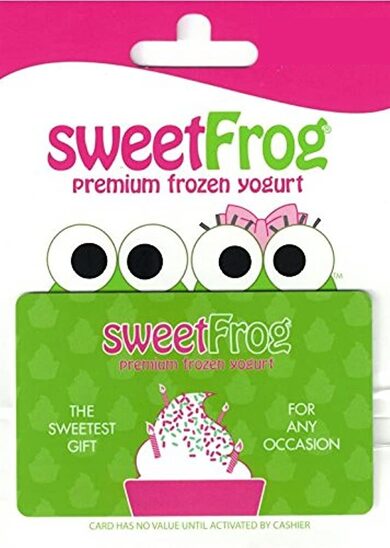 Acheter une carte-cadeau : sweetFrog Gift Card